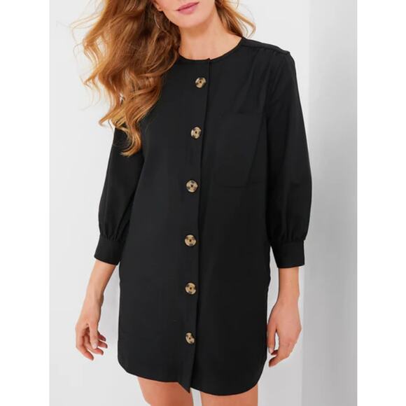 Tuckernuck Dresses & Skirts - Tuckernuck 'Blake' Black Long Sleeve Dress Size S